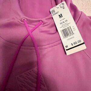 adidas Men's Crewneck Hoodie in Pink